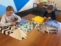 203 Buntes Kuschelkissen mit Fransen (40)