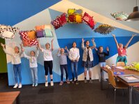 203 Buntes Kuschelkissen mit Fransen (46)