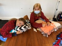 203 Buntes Kuschelkissen mit Fransen (67)