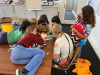 203 Buntes Kuschelkissen mit Fransen (71)
