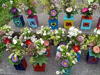 281 Holz-Herz-Box für Schnittblumen