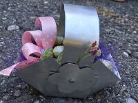 270 Alublech-Körbli basteln und bepflanzen (7)