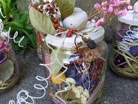 282 Weckglas mit gefriergetrockneter Rose