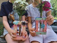 242 Vasen-Rahmen mit Reagenzglas